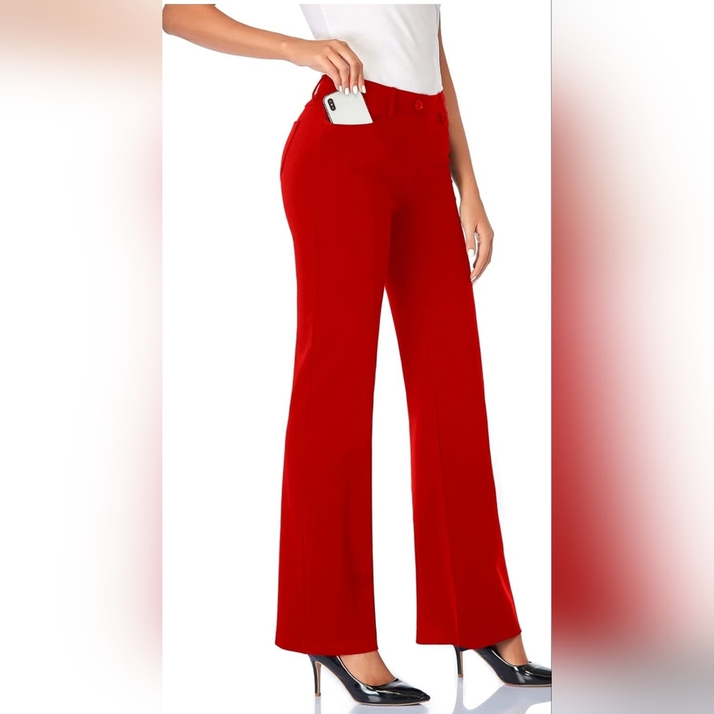 Tapata Women's Stretchy Bootcut Dress Pants